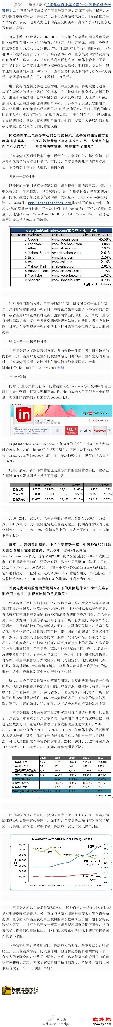 兰亭集势营销费用为何这么高